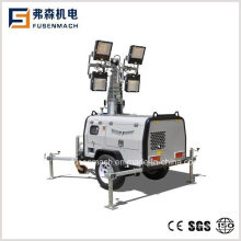 LED Lamp Hydraulic Mast Trailer Lighting Tower Lt61c